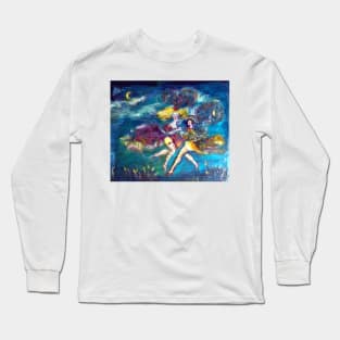 MOONLIGHT DANCERS ,MASQUERADE DANCING IN BLUE NIGHT Long Sleeve T-Shirt